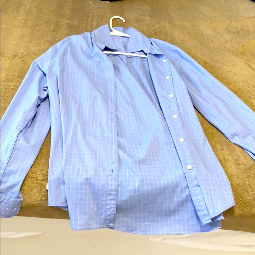 Cubed-design dress shirt